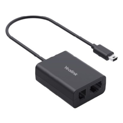 Adapter për kufje Yealink EHS62, për telefona IP, i zi