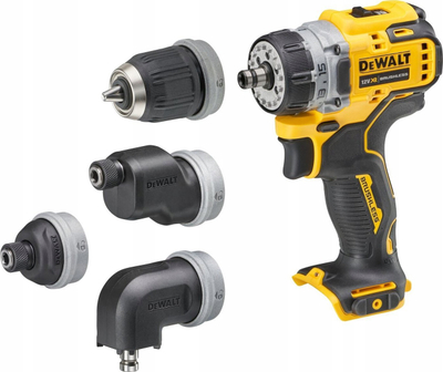 Stërvitëse kaçavidë Dewalt DCD703NT, 12V, brushless, e verdhë