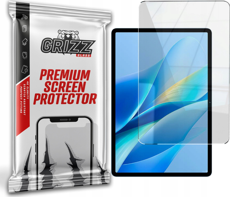 Mbrojtëse ekrani GrizzGlass HybridGlass për Vivo Pad Air, xham hibrid, transparence e lartë