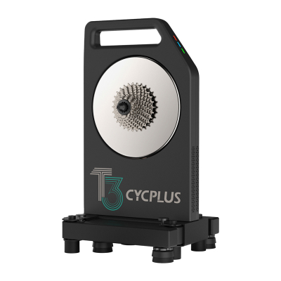 Trainer smart biçiklete CYCPLUS T3, montim direkt në kasetë, Bluetooth ANT+, i zi