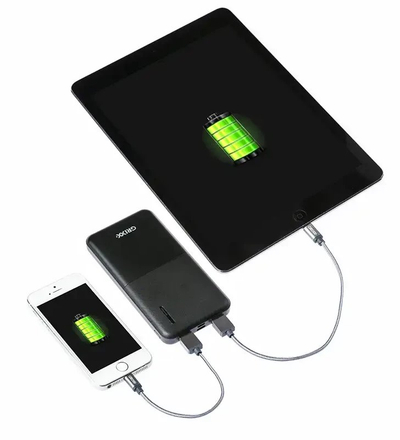 Powerbank Philips Grixx, 10000mAh, USB-A dhe USB-C, i zi