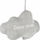 Dekor varës për fëmijë cloud, lodër muzikore, 30 cm, gri