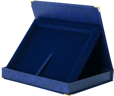 Kuti për diplomë Tryumf (BTY1608 / BL), 200 x 150 mm, e kaltër