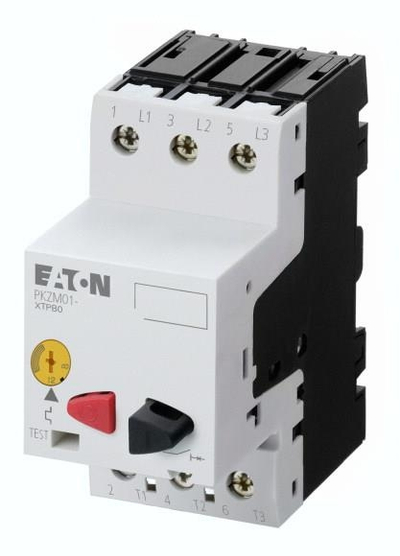 Ndalues motorik Eaton PKZM01-0.63, 0.4-0.63A, 0.12kW, 3P