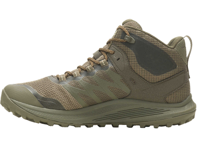 Gjysem Çizme MERRELL - NOVA 3 TACTICAL MID WATERPROOF + VIBRAM DARK OLIVE