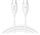 Kabllo USB C në USB C Miccell VQ D09, 60W, 1.5m, i bardhë