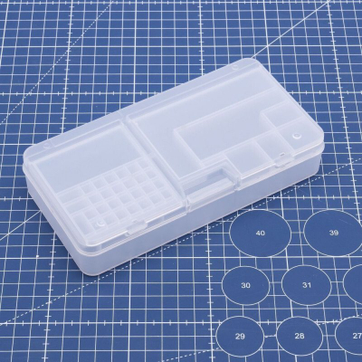 Kuti organizuese Zeller Service Box 14627756, me ndarje, plastike, portokalli