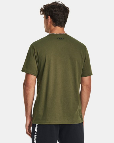 Bluzë T shirt Under Armour UA Branded Gel Stack për meshkuj, masë M, poliester pambuk, e gjelbër