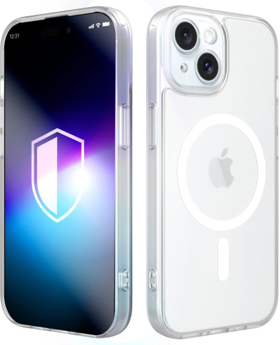 Mbrojtëse për Apple iPhone 14, 3mk Misty MagCase, e bardhë