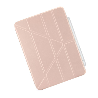 Mbrojtëse për tablet Pipetto Origami No3 për iPad 11" (2025, 11. Gen., A16), rozë e lehtë
