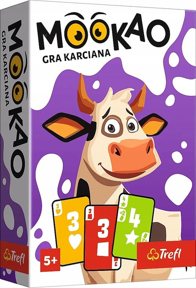 Игра со карти Trefl MooKao, 80 карти, семејна, шарена