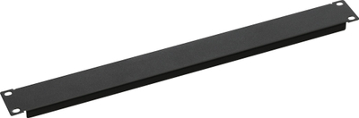 Panel mbyllës rack Lanview RAB100BL, 1U, plastik, i zi