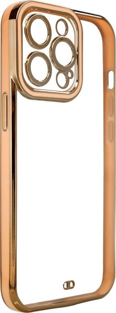 Këllëf telefoni Hurtel Fashion Case për Xiaomi Redmi Note 11 Pro, xhel transparent, me kornizë metalike, i artë