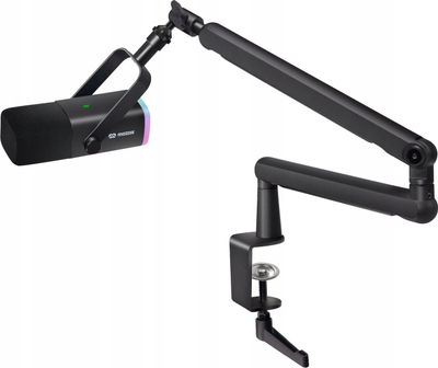 Mikrofon dinamik Mozos TAM8, kardioid, me USB C dhe XLR, i zi