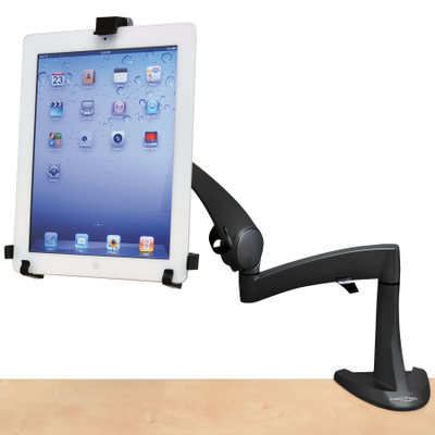 Mbajtëse tavoline për tablet Neoflex Desk Mount, krah i rregullueshëm, i zi