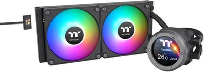 Sistem ftohës AIO Thermaltake TH280 V2 Ultra EX ARGB, radiator 280mm, ekran LCD 2.1", i zi