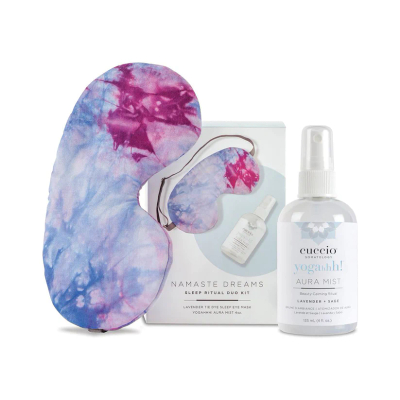 Set sprej dhe maskë e syve Cuccio Botanicals Namaste Dream Kit, 135 ml