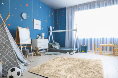 Тапет Living Room Dense Soft Plush Shaggy, 250x300 cm, долг мек плюшен, крем беж