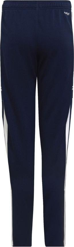 Pantallona treningu për kalamaj adidas Squadra 21 Jr HC6280, poliestër i riciklum, me xhepa me zinxhir, blu navy