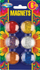 Magnetë dekorativë Centrum Glitter 88804, 30mm, set 6 copë, shumëngjyrësh