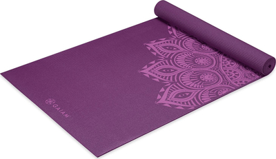 Tapet joga GAIAM Purple Mandala 62202, 6mm, PVC, vjollcë