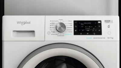 Lavatriçe me tharëse Whirlpool FFWDD1076258SVEE, 10kg, 1600 rpm, e bardhë