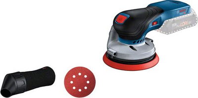 Lëmues orbital Bosch GEX 18V-125, pa kabllo, pjatë 125mm, blu
