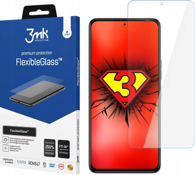 Mbrojtës ekrani 3MK FlexibleGlass për Tecno Camon 18, xham hibrid, transparent