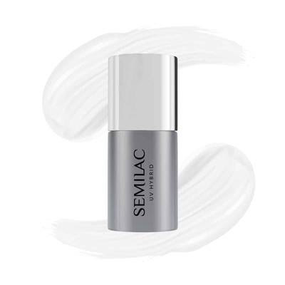 Topcoat për manikyr hibrid Semilac, 7ml, transparent