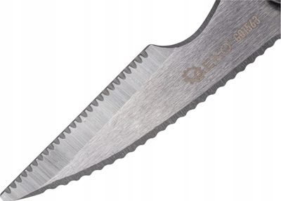Gërshërë shumëfunksionale GEKO G01563, çelik, dorezë ergonomike, zi e kaltër