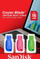 USB SanDisk Cruzer Blade, set 3 copë, 16GB, i zi kuqe