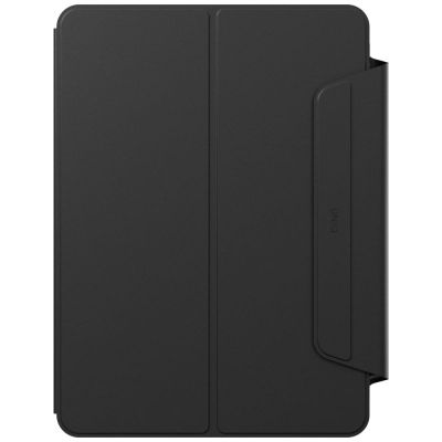 Klloçkë tableti UNIQ Rovus Snapmount për iPad Air 11", rrotullim 360°, me SnapMount magnetik, e zezë