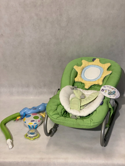 Lezhane bebe Chicco Balloon Mirage, me vibrim dhe melodi, gri