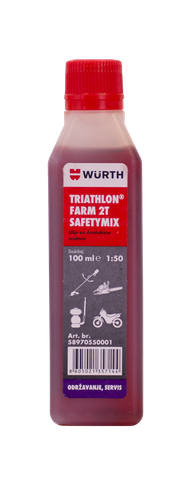 Vaj 2 takt, Würth Triathlon, FARM, SAFETYMIX, 100ml