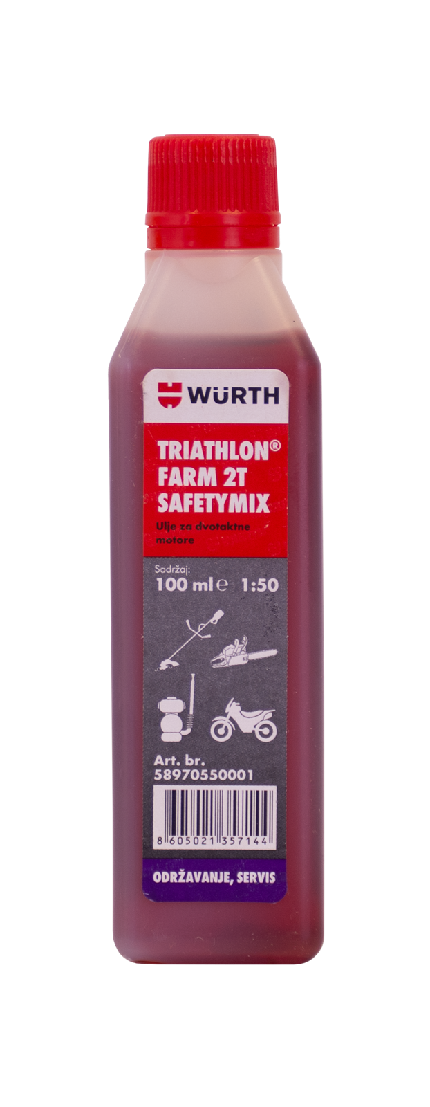 Vaj 2 takt, Würth Triathlon, FARM, SAFETYMIX, 100ml