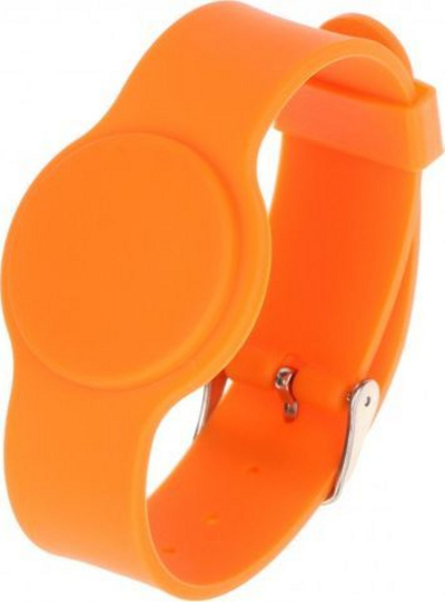 Byzylyk silikon Atlo ATLO-704/O, RFID EM 125kHz, portokalli
