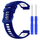 Rrip silikoni për orë Garmin G02, i dhënë me Forerunner 220 235 735XT, blu e bardhë