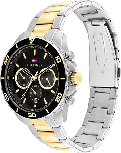 Orë dore për meshkuj Tommy Hilfiger Joran 1792095, e argjendtë/artë