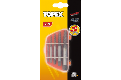 TOPEX Сет за Вадење Завртки, 5 Парчиња