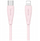 Kабел USB Usams Green Series SJ717, USB-C во Lightning 1m, 30W, розова