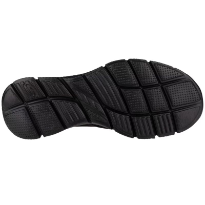 Këpucë Skechers Equalizer Persistent Loafers, memory foam, të zeza
