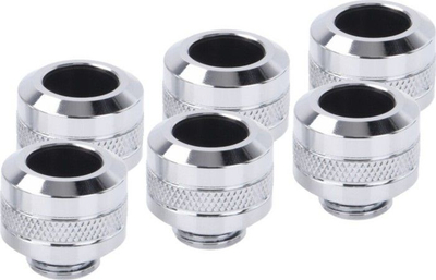 Lidhës për ftohje me ujë Alphacool Eiszapfen PRO, 13mm HardTube, G1/4, krom