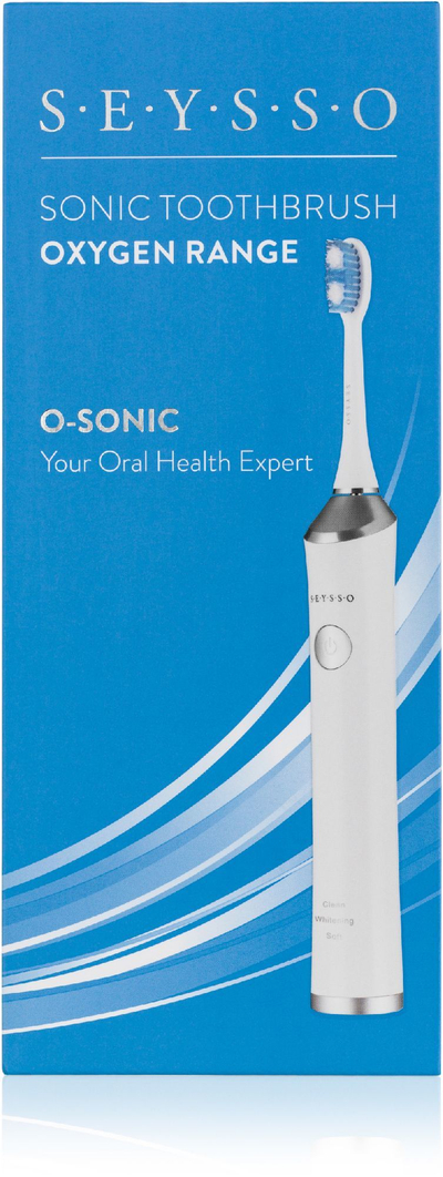 Brushë elektrike Seysso Oxygen O-Sonic SE02, e bardhë