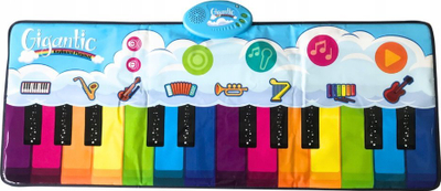 Lodër tapet muzikor Educational Dance Mat, piano me 10 melodi, shumëngjyrësh