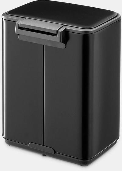 Kosh plehrash me pedale Brabantia Pedal Bin, 4L, çelik, i zi mat