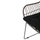 Karrige metali εξteriøre HM5300.10, wicker gri, jastëk poliesteri, e zezë