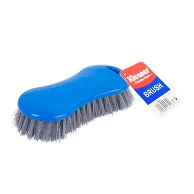 Furçë pastrimi, blu me fije gri dhe të bardha. Kleaner