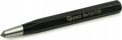 Qendër-shpuese për metal GEKO Locksmith, 6x10x100mm, çelik pune