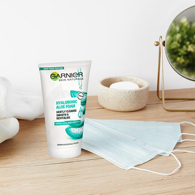 Garnier Skin Naturals Пена (Hyaluronic Aloe), 150 мл