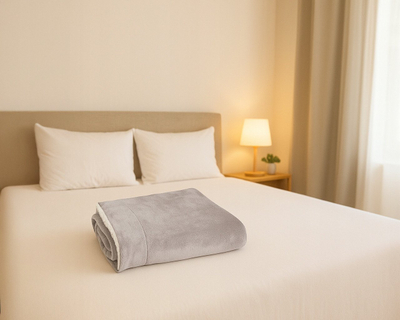 Batanije dyshe Ruhhy 26293, fleece, 150x200 cm, gri e hapur